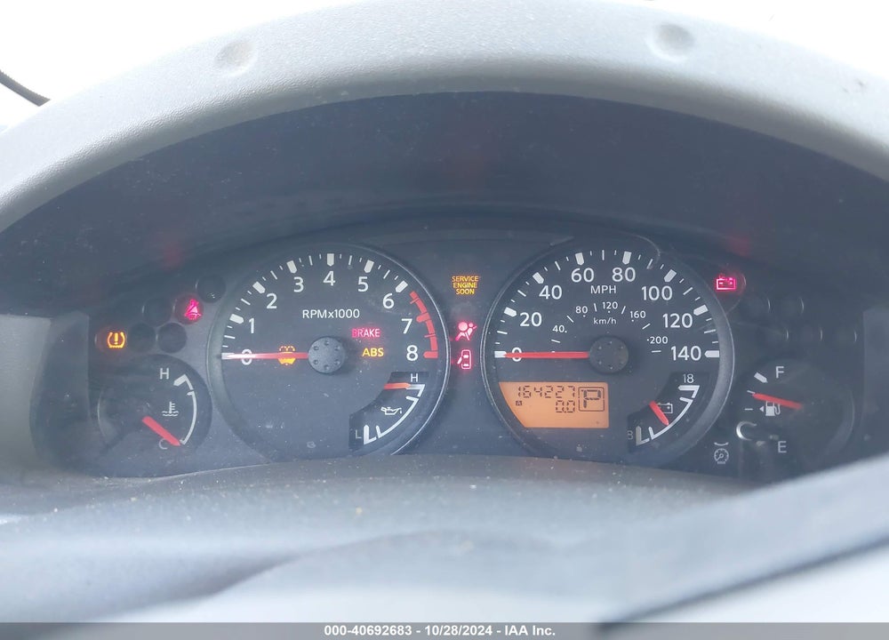 2005 NISSAN XTERRA S VIN: 5N1AN08U45C627802