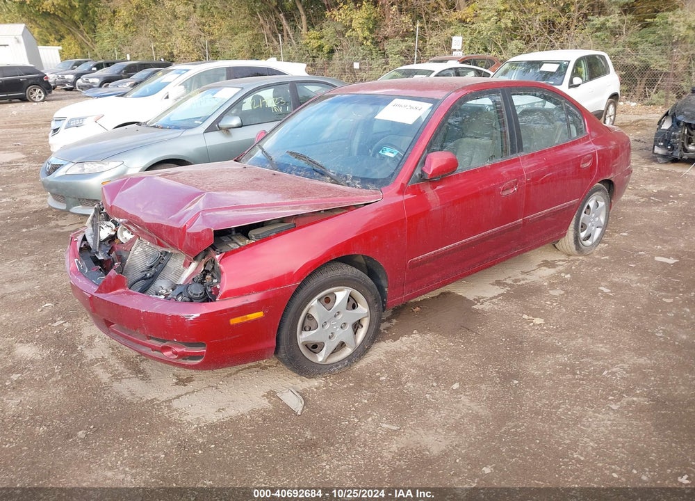 2004 HYUNDAI ELANTRA GLS/GT VIN: KMHDN46D84U749465