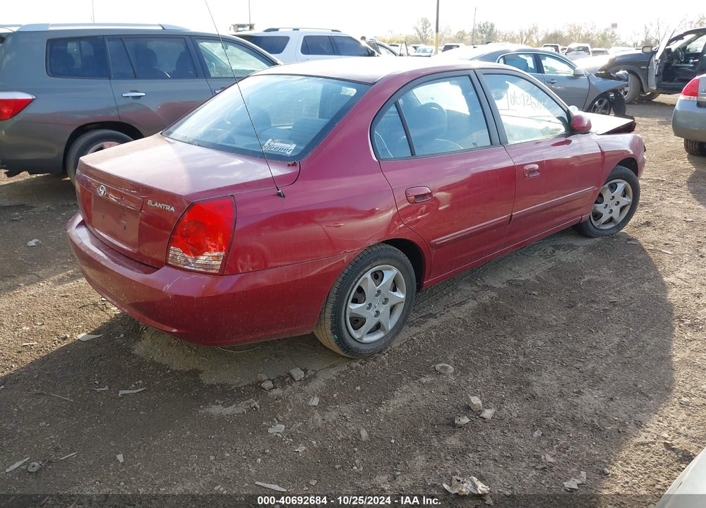 2004 HYUNDAI ELANTRA GLS/GT VIN: KMHDN46D84U749465