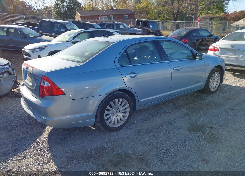 2011 FORD FUSION HYBRID VIN: 3FADP0L35BR301732