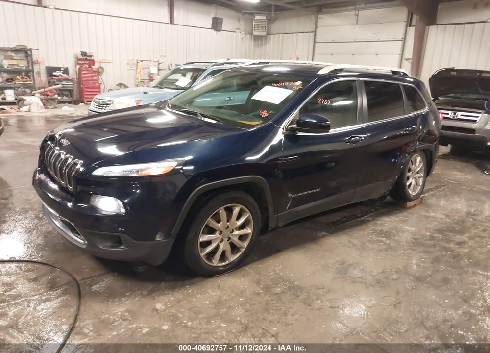 2016 JEEP CHEROKEE LIMITED VIN: 1C4PJMDB8GW299145