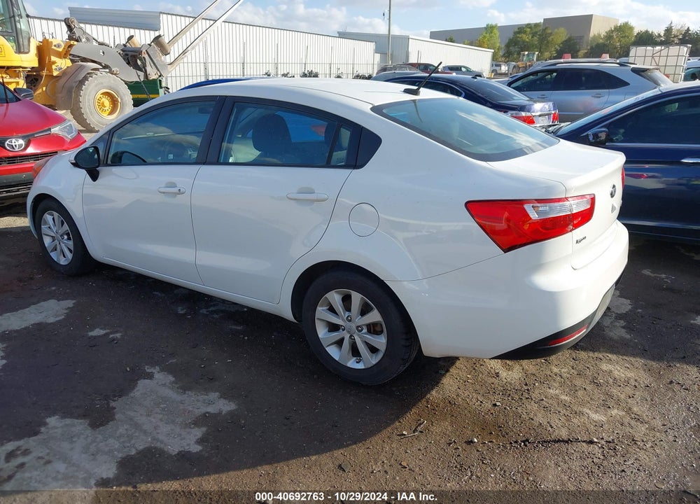 2014 KIA RIO EX VIN: KNADN4A34E6340238