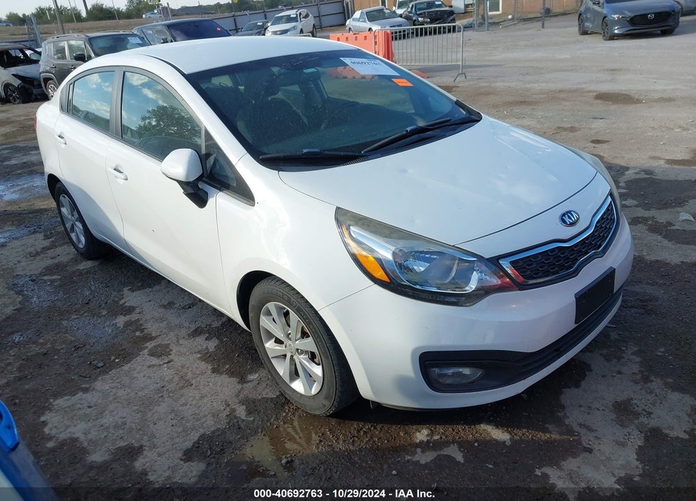2014 KIA RIO EX VIN: KNADN4A34E6340238