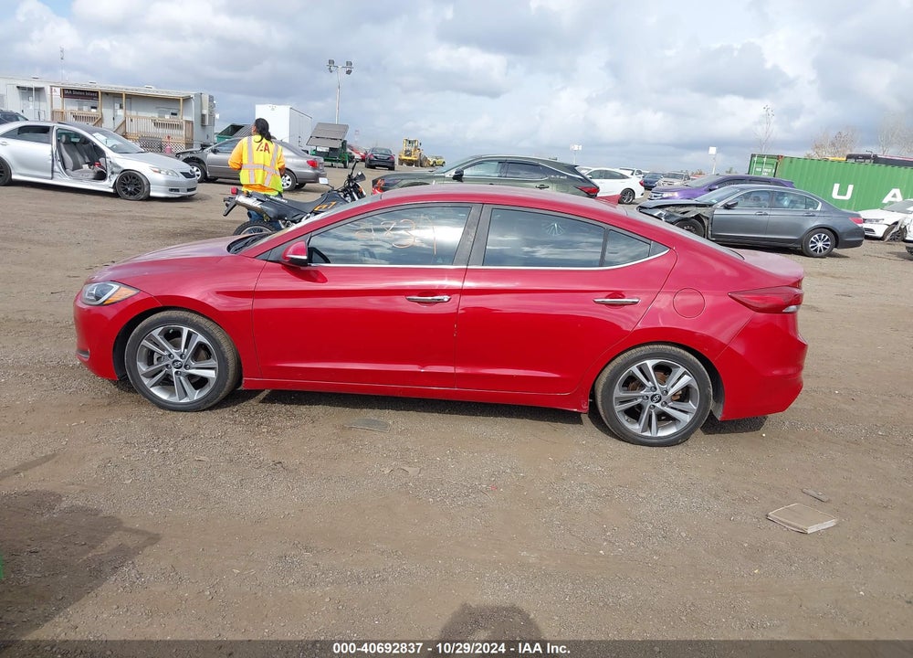 2017 HYUNDAI ELANTRA LIMITED VIN: KMHD84LF1HU303645