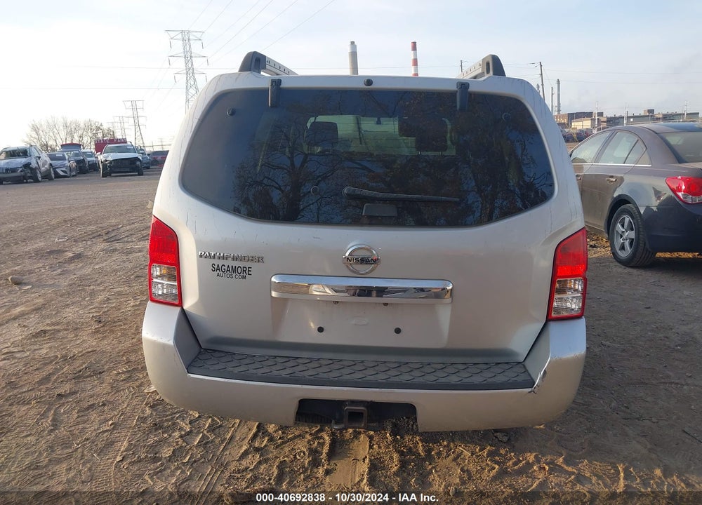 2012 NISSAN PATHFINDER S VIN: 5N1AR1NN6CC640362