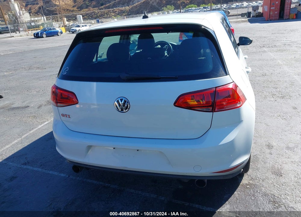 2017 VOLKSWAGEN GOLF GTI AUTOBAHN 4-DOOR/S 4-DOOR/SE 4-DOOR/SPORT 4-DOOR VIN: 3VW447AU8HM066172