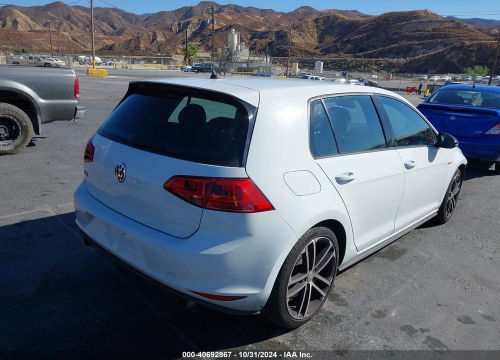 2017 VOLKSWAGEN GOLF GTI AUTOBAHN 4-DOOR/S 4-DOOR/SE 4-DOOR/SPORT 4-DOOR VIN: 3VW447AU8HM066172