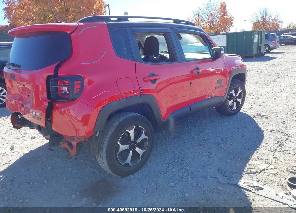 2019 JEEP RENEGADE TRAILHAWK 4X4 VIN: ZACNJBC10KPK12684