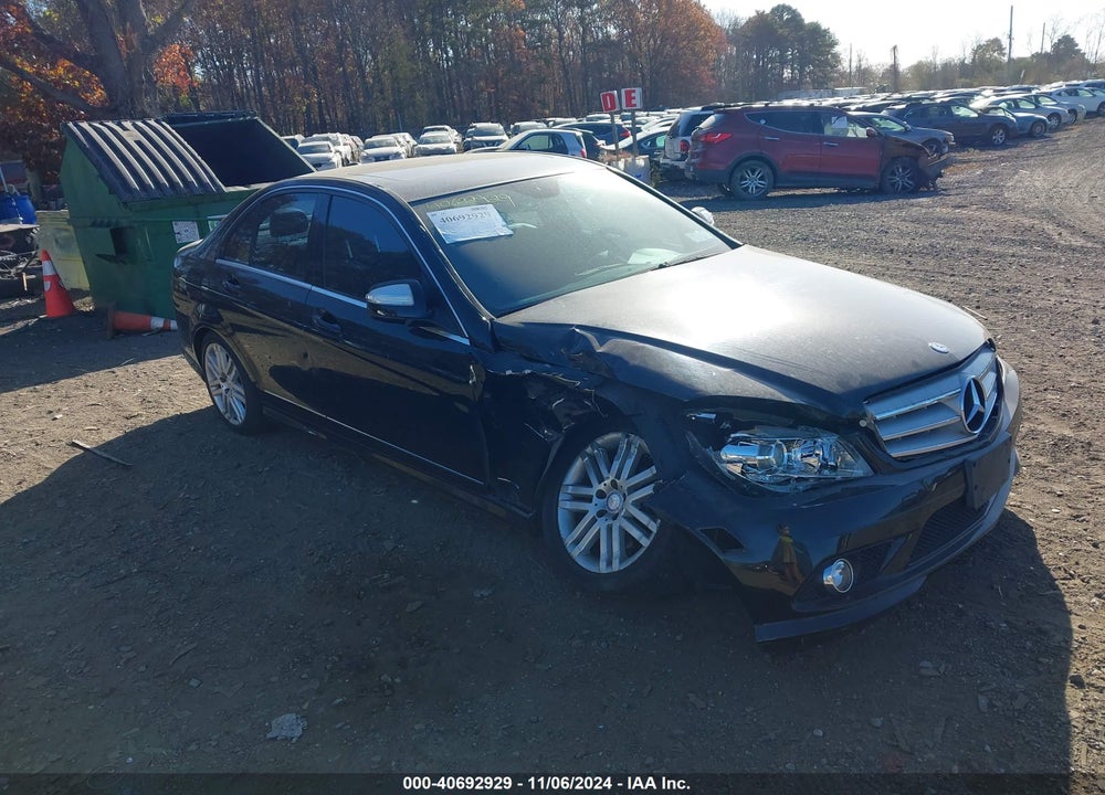 2009 MERCEDES-BENZ C 300 LUXURY 4MATIC/SPORT 4MATIC VIN: WDDGF81X69F214451