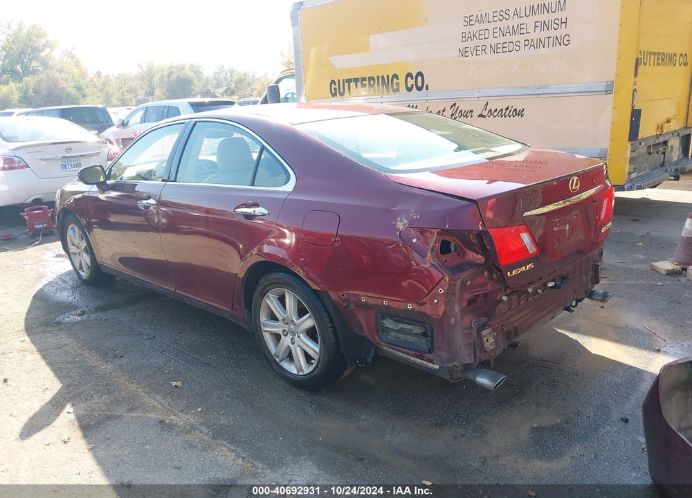 2008 LEXUS ES 350 VIN: JTHBJ46G182184249