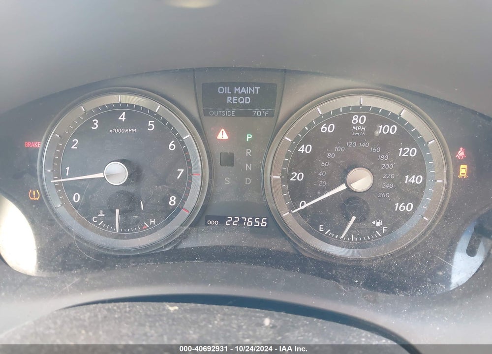 2008 LEXUS ES 350 VIN: JTHBJ46G182184249