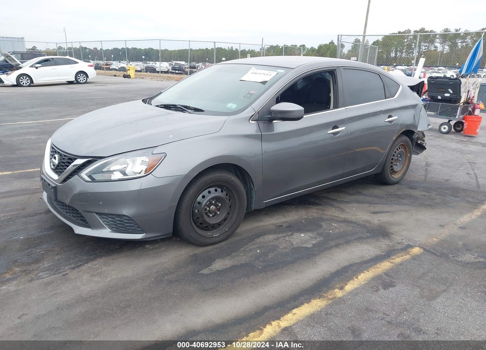 2017 NISSAN SENTRA SV VIN: 3N1AB7AP6HL681124
