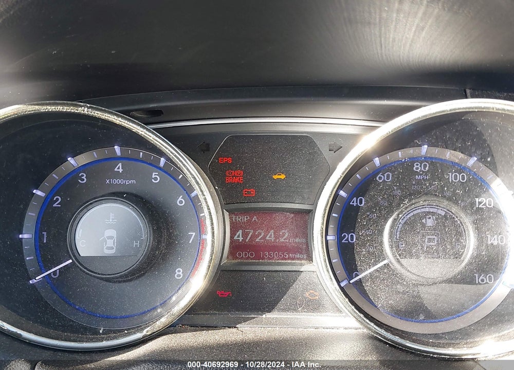 2012 HYUNDAI SONATA GLS VIN: 5NPEB4AC1CH491752