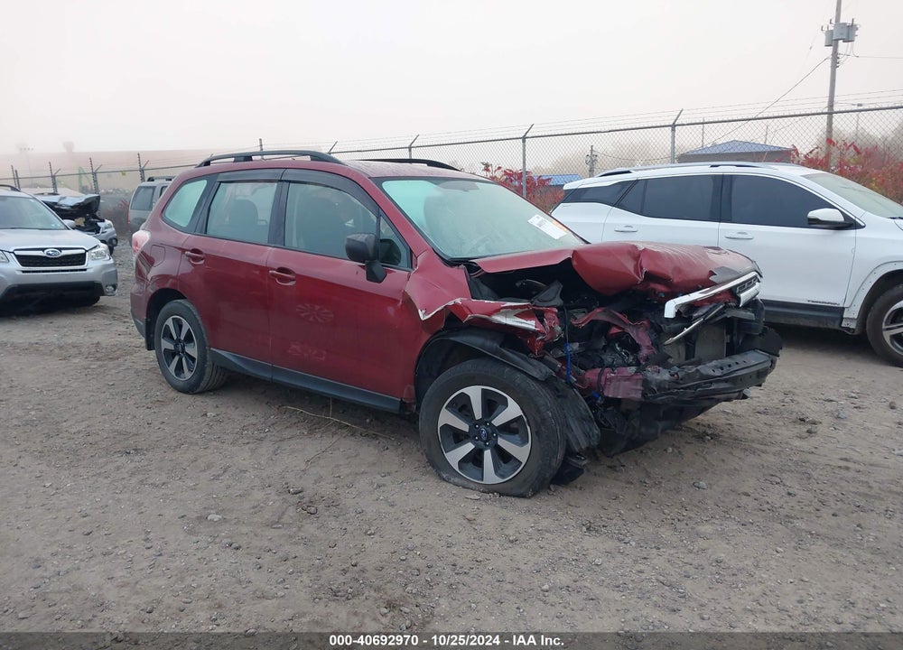 2018 SUBARU FORESTER 2.5I VIN: JF2SJABC0JH607166