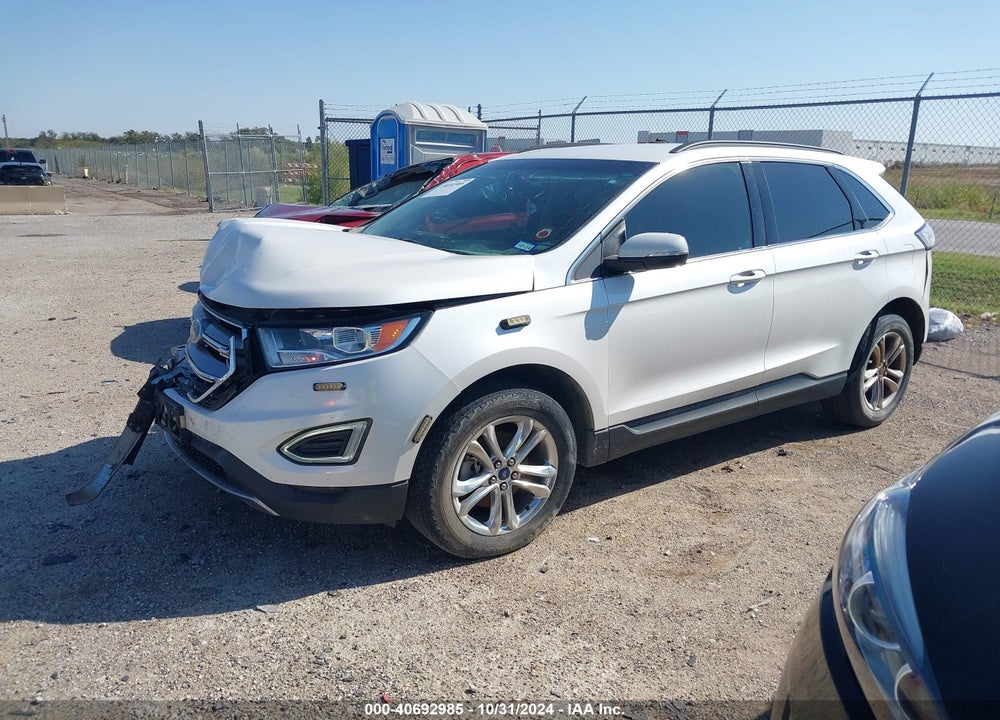 2015 FORD EDGE SEL VIN: 2FMTK3J86FBC17164