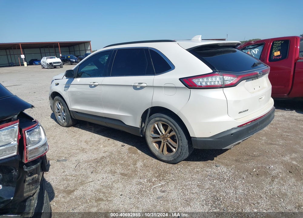 2015 FORD EDGE SEL VIN: 2FMTK3J86FBC17164