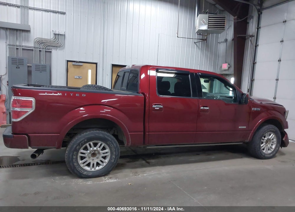 2013 FORD F-150 LIMITED VIN: 1FTFW1ET9DFB67462