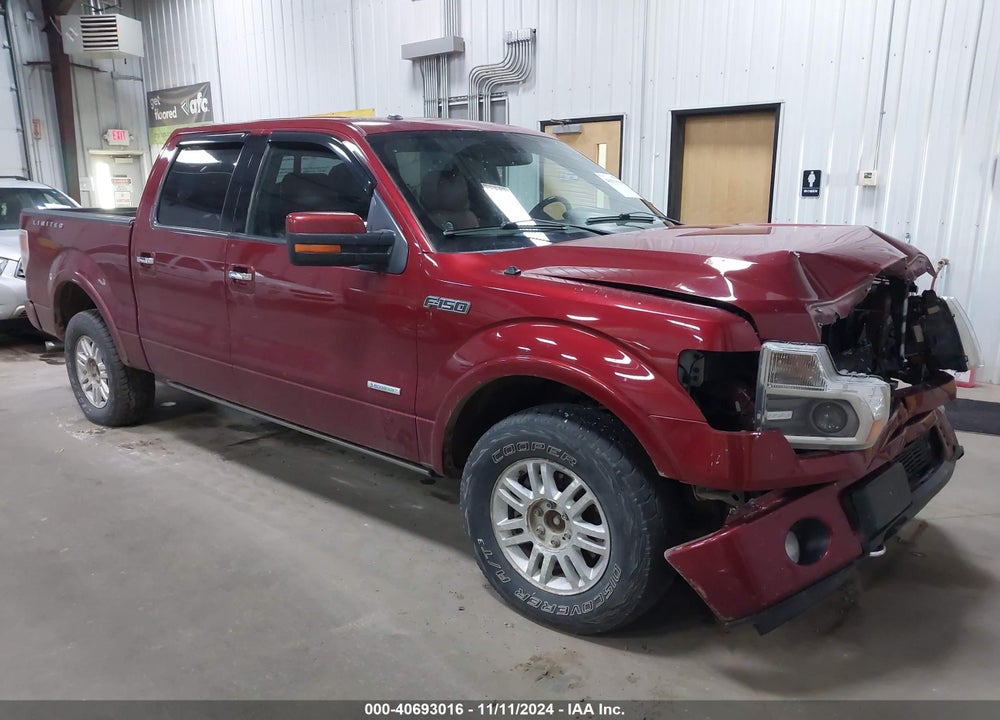 2013 FORD F-150 LIMITED VIN: 1FTFW1ET9DFB67462