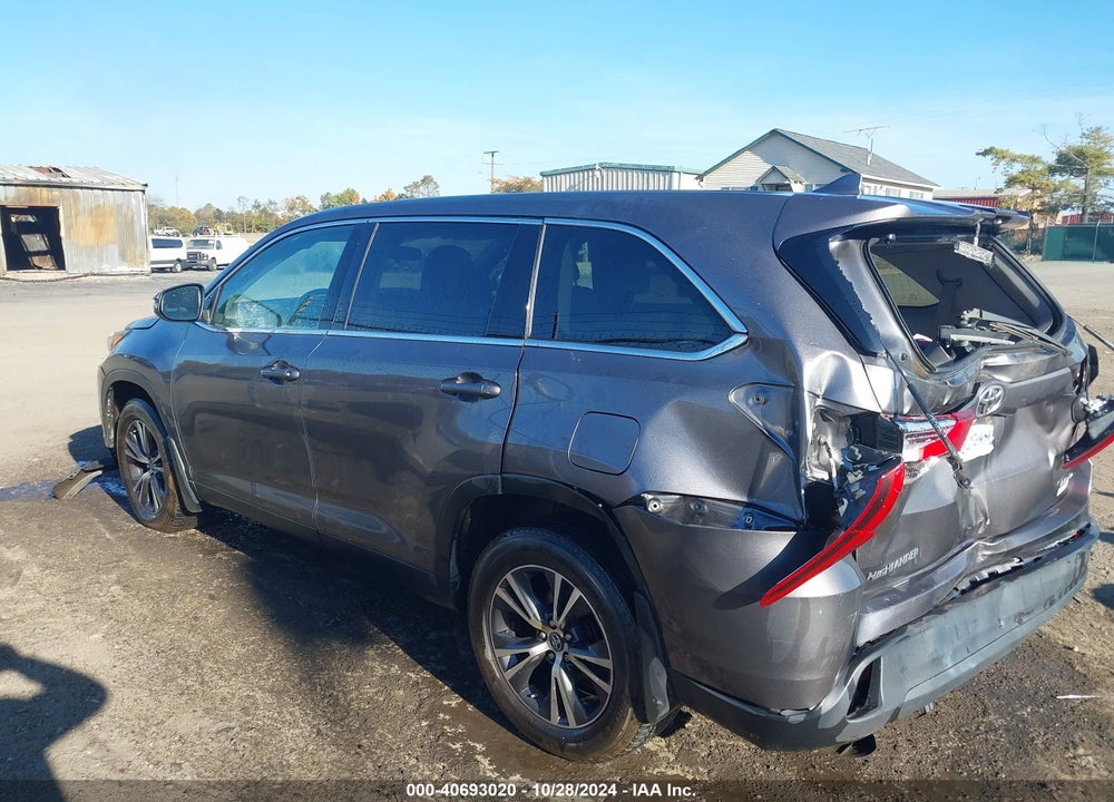 2019 TOYOTA HIGHLANDER LE PLUS VIN: 5TDBZRFH0KS730099