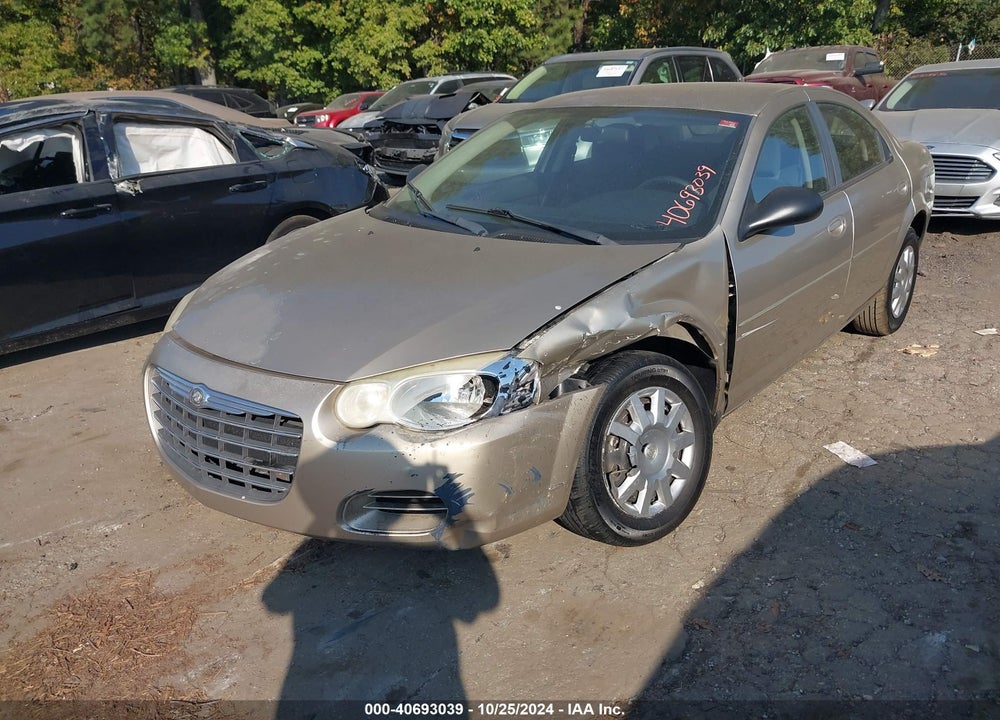 2004 CHRYSLER SEBRING LX VIN: 1C3EL46X54N304902
