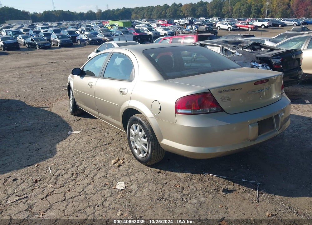2004 CHRYSLER SEBRING LX VIN: 1C3EL46X54N304902