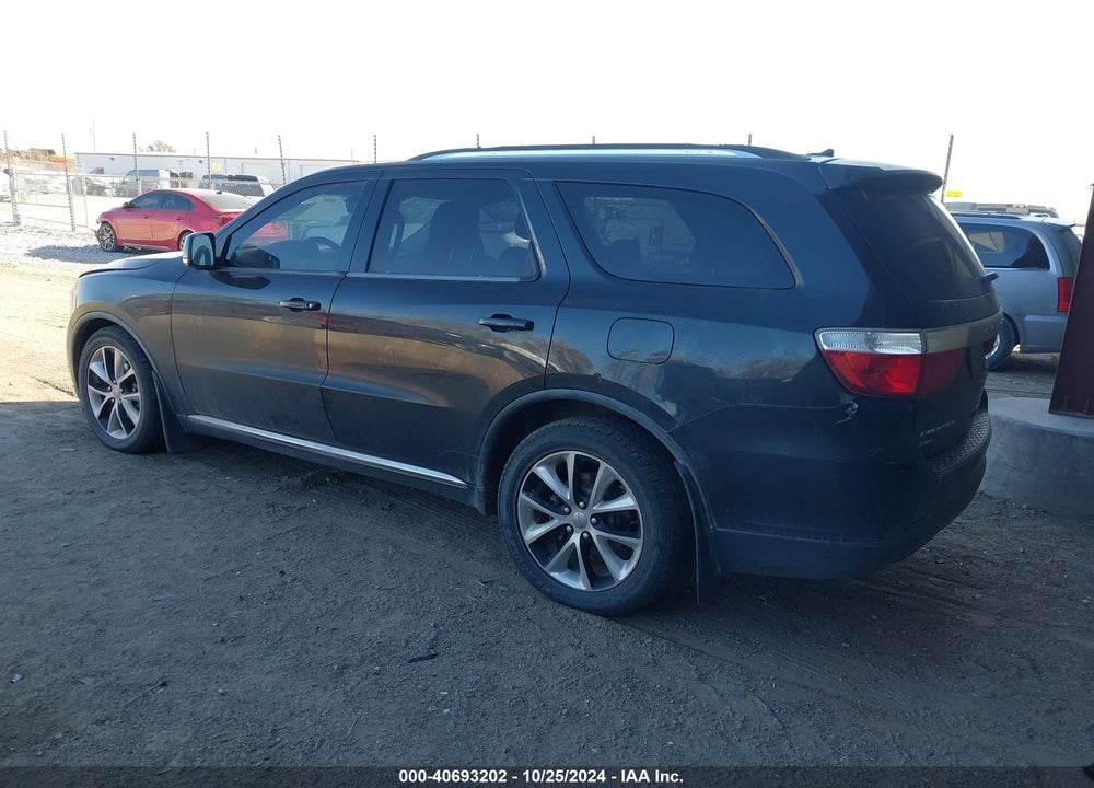 2012 DODGE DURANGO CREW VIN: 1C4RDJDG7CC181108