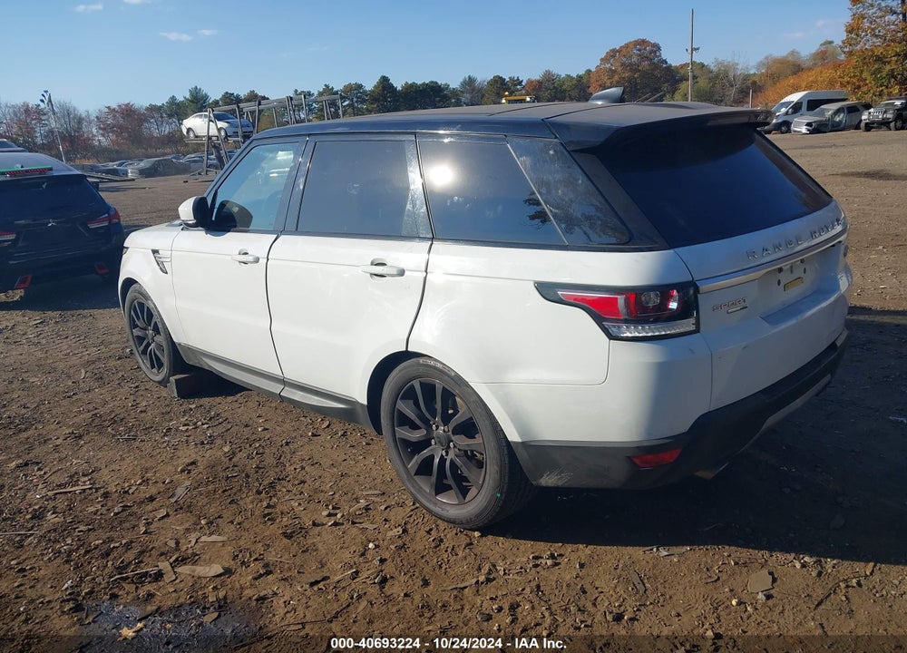 2017 LAND ROVER RANGE ROVER SPORT 3.0L V6 SUPERCHARGED HSE VIN: SALWR2FV1HA179579