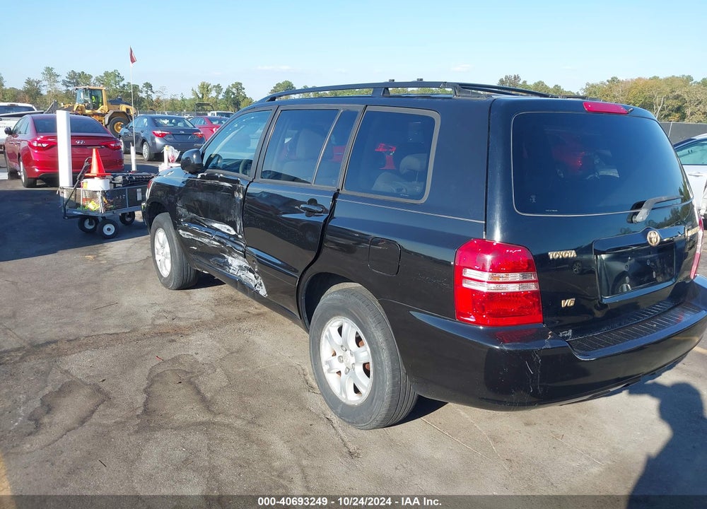 2002 TOYOTA HIGHLANDER V6 VIN: JTEGF21A720066804