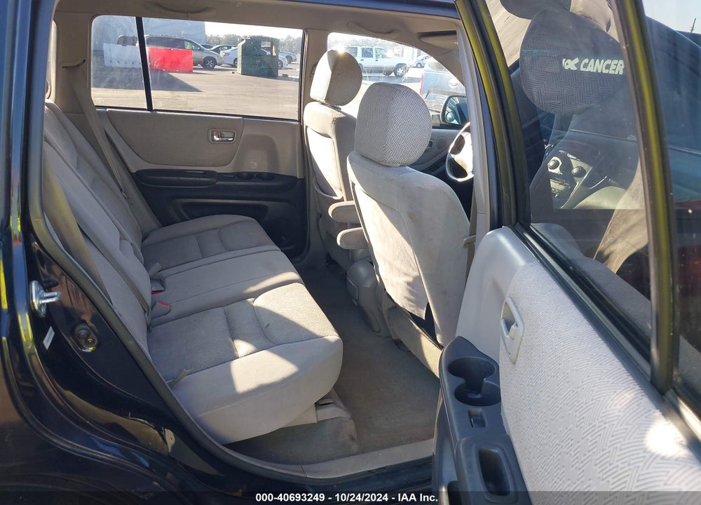 2002 TOYOTA HIGHLANDER V6 VIN: JTEGF21A720066804