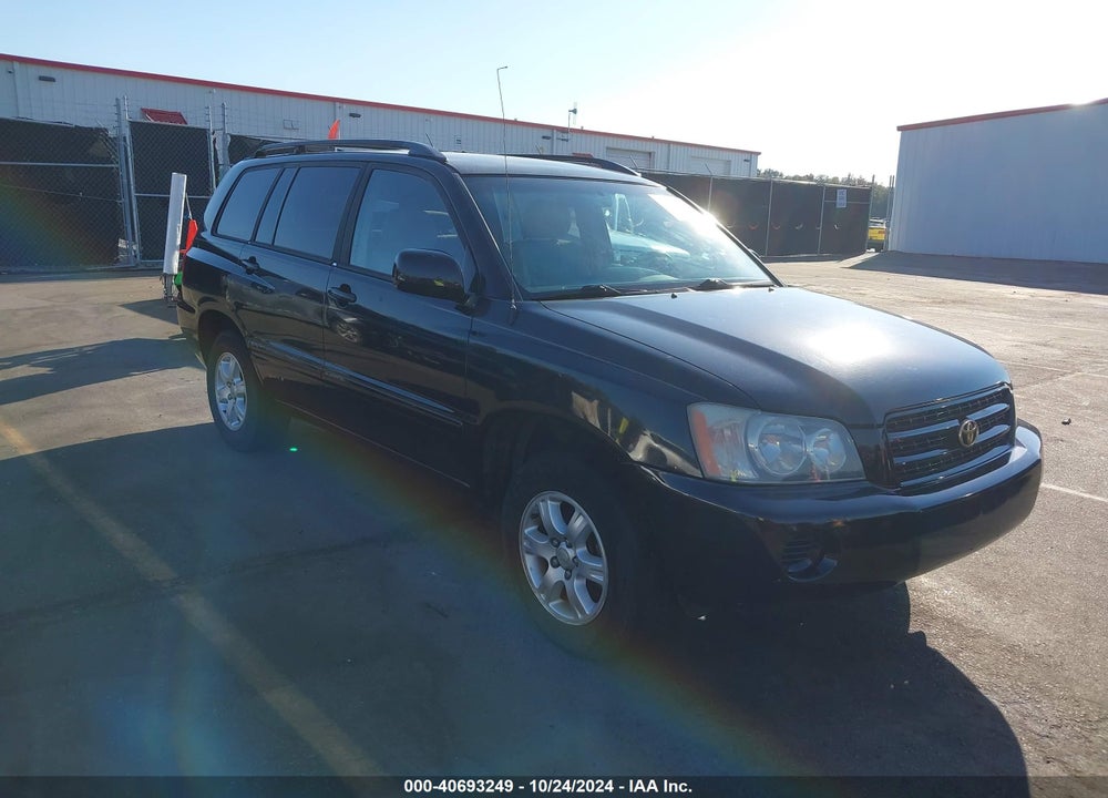 2002 TOYOTA HIGHLANDER V6 VIN: JTEGF21A720066804