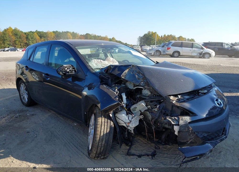 2012 MAZDA 3 I GRAND TOURING VIN: JM1BL1M7XC1636100