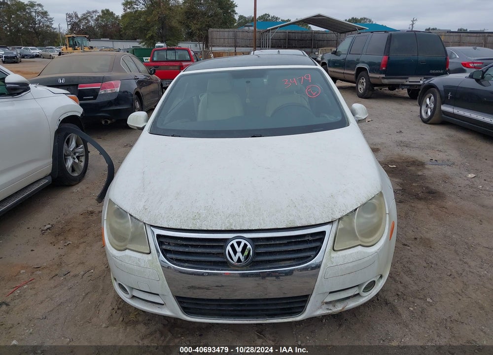 2007 VOLKSWAGEN EOS 2.0T VIN: WVWBA71F27V044399