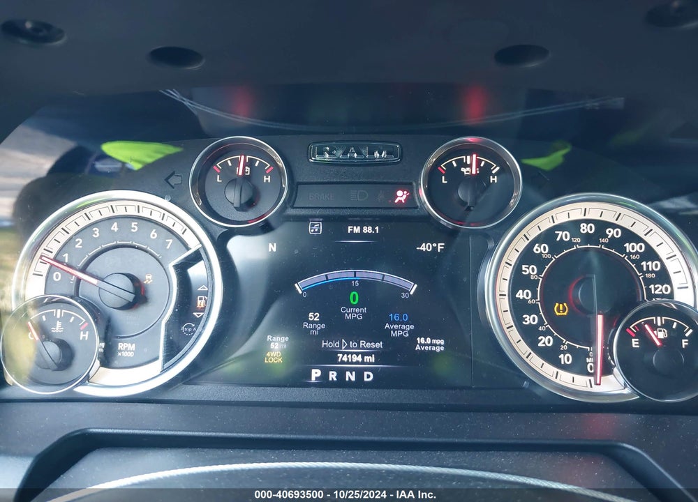 2017 RAM 1500 BIG HORN 4X4 5'7 BOX VIN: 1C6RR7LG6HS632099