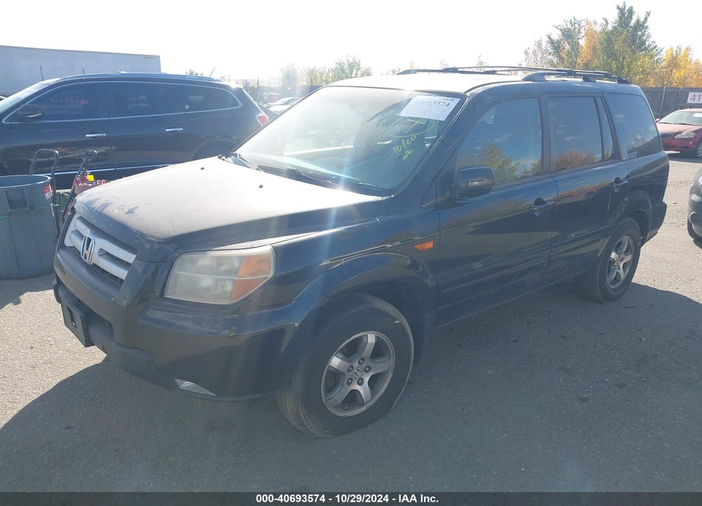 2007 HONDA PILOT EX-L VIN: 2HKYF18517H537951