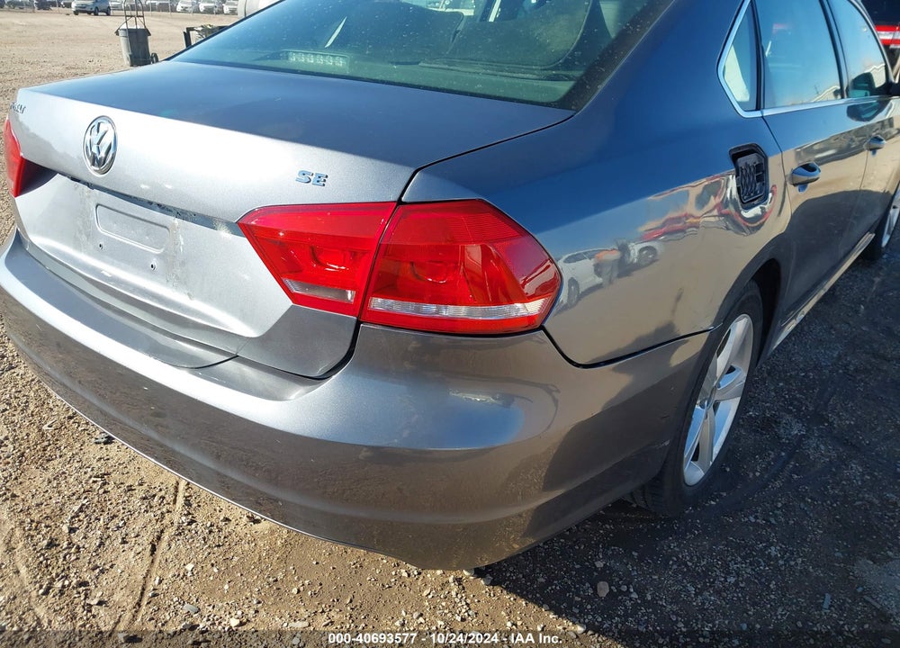 2013 VOLKSWAGEN PASSAT 2.5L SE VIN: 1VWBP7A36DC088754