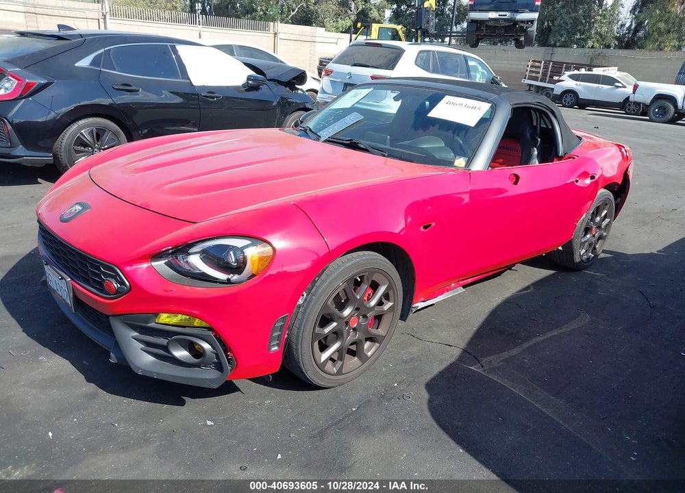 2019 FIAT 124 SPIDER ABARTH VIN: JC1NFAEK4K0141108