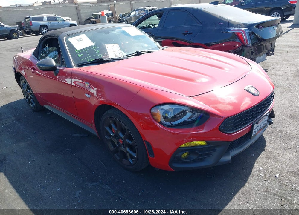 2019 FIAT 124 SPIDER ABARTH VIN: JC1NFAEK4K0141108