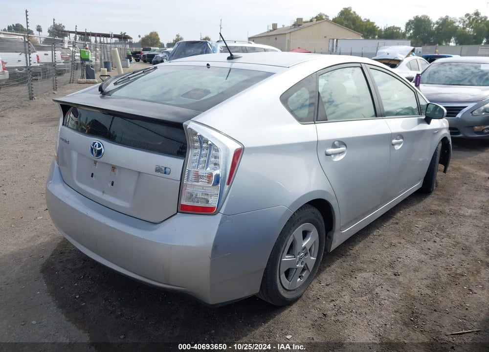 2010 TOYOTA PRIUS IV VIN: JTDKN3DUXA0028771