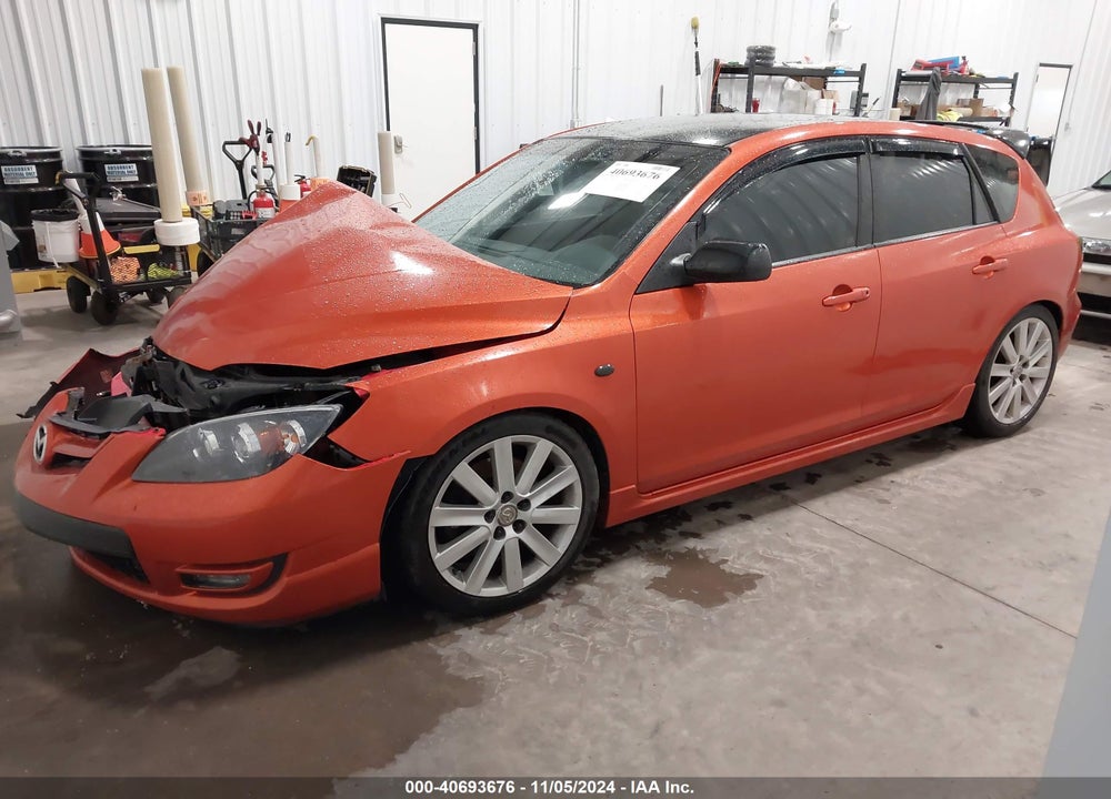 2009 MAZDA SPEED3 GRAND TOURING VIN: JM1BK34L291234687