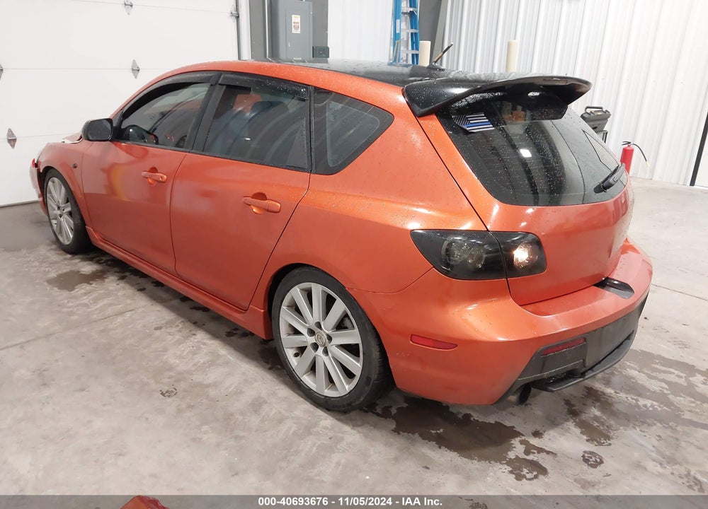 2009 MAZDA SPEED3 GRAND TOURING VIN: JM1BK34L291234687