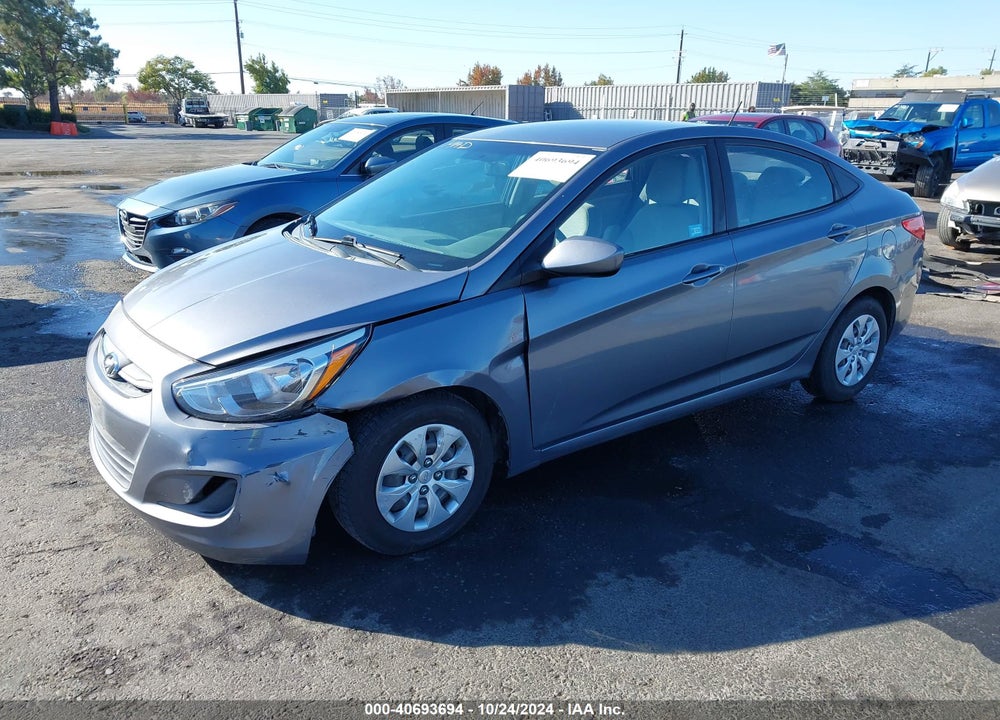 2017 HYUNDAI ACCENT SE VIN: KMHCT4AE7HU299573