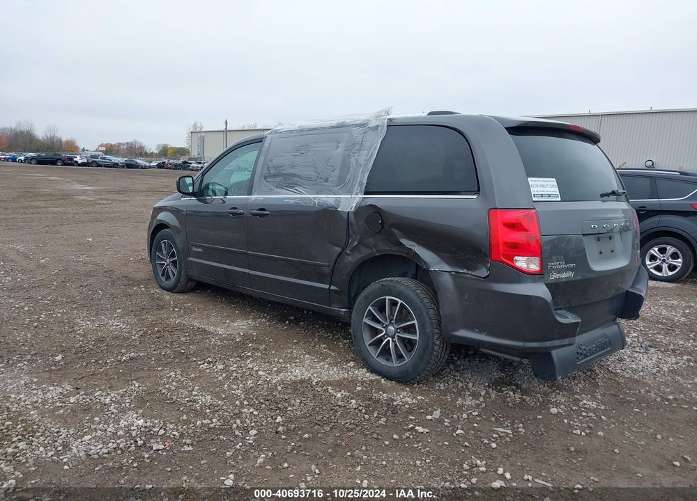 2017 DODGE GRAND CARAVAN SXT VIN: 2C4RDGCG0HR574032