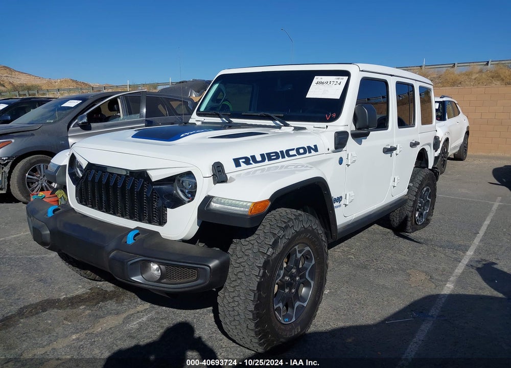 2022 JEEP WRANGLER 4XE UNLIMITED RUBICON 4X4 VIN: 1C4JJXR68NW205927