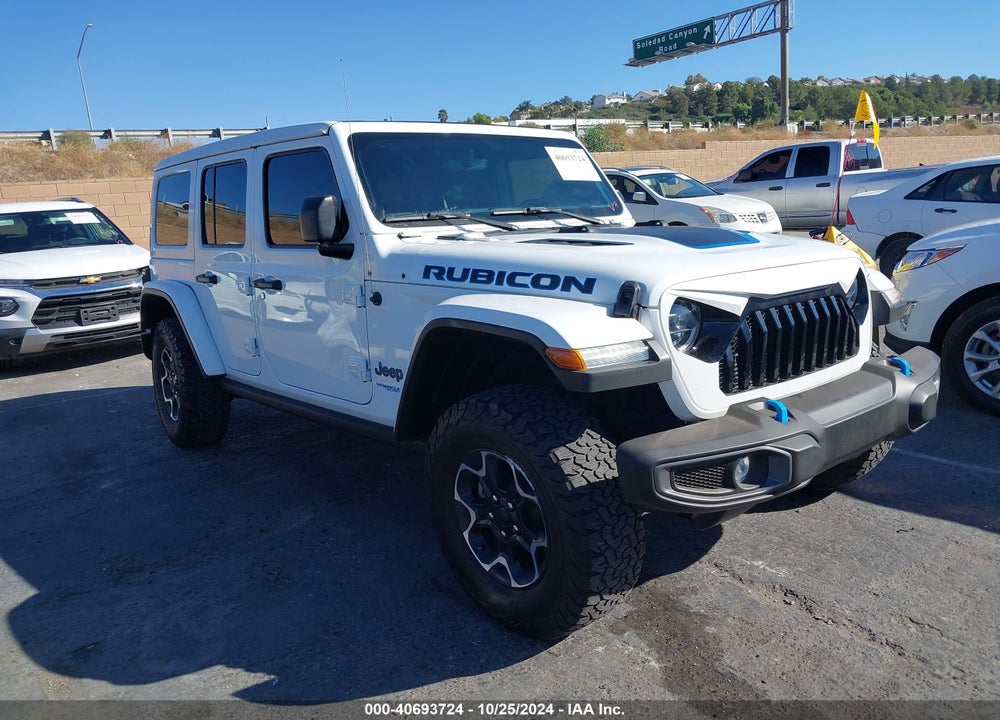 2022 JEEP WRANGLER 4XE UNLIMITED RUBICON 4X4 VIN: 1C4JJXR68NW205927