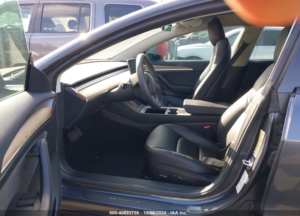 2022 TESLA MODEL 3 REAR-WHEEL DRIVE VIN: 5YJ3E1EA0NF147742