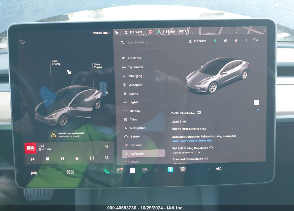 2022 TESLA MODEL 3 REAR-WHEEL DRIVE VIN: 5YJ3E1EA0NF147742