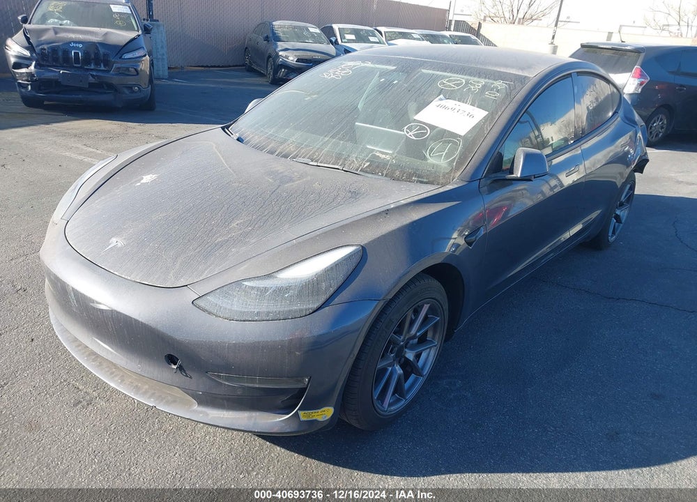 2022 TESLA MODEL 3 REAR-WHEEL DRIVE VIN: 5YJ3E1EA0NF147742
