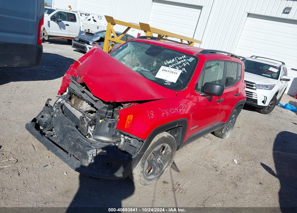 2018 JEEP RENEGADE SPORT 4X4 VIN: ZACCJBAB7JPG97149