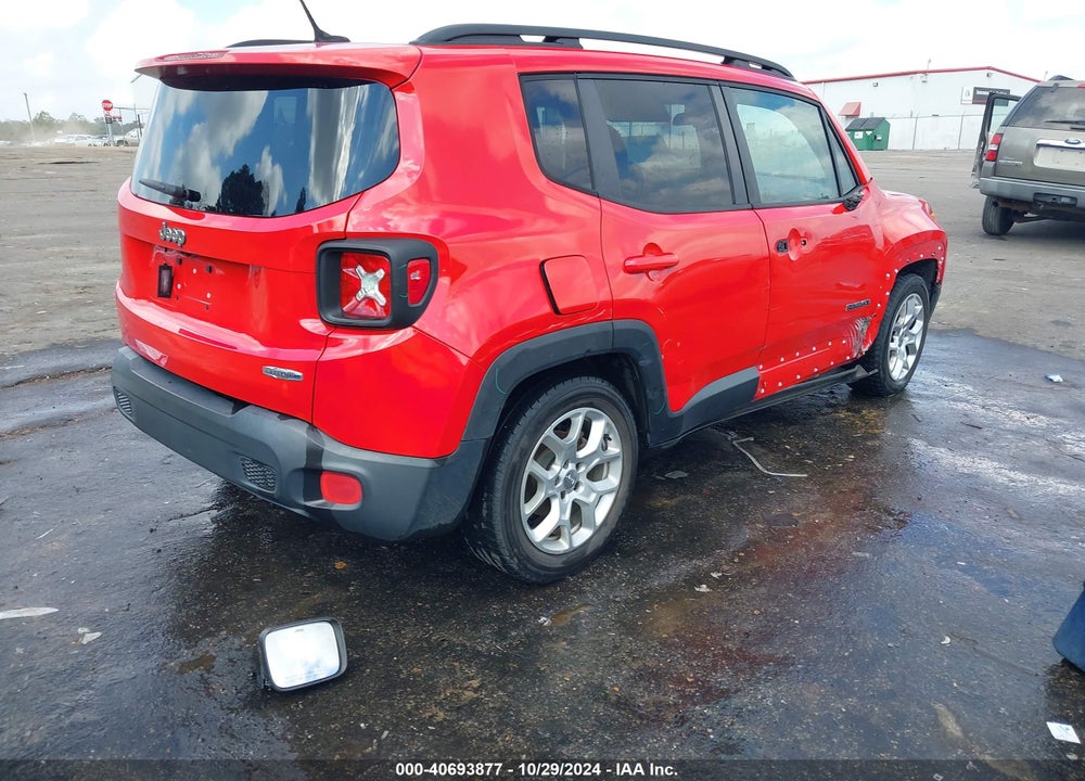 2015 JEEP RENEGADE LATITUDE VIN: ZACCJABT3FPB85817