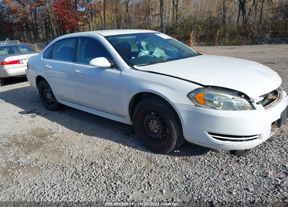 2012 CHEVROLET IMPALA POLICE VIN: 2G1WD5E37C1164474